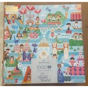 Disney It's a Small World Map 1000-Piece Jigsaw Puzzle